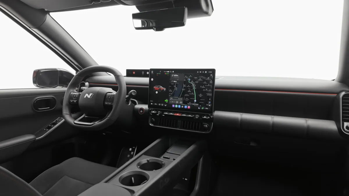 Hyundai IONIQ 3 (1. nesil) iç tasarım